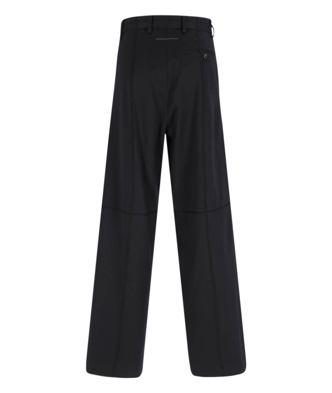 MM6 MAISON MARGIELA Черные прямые брюки, фото 2