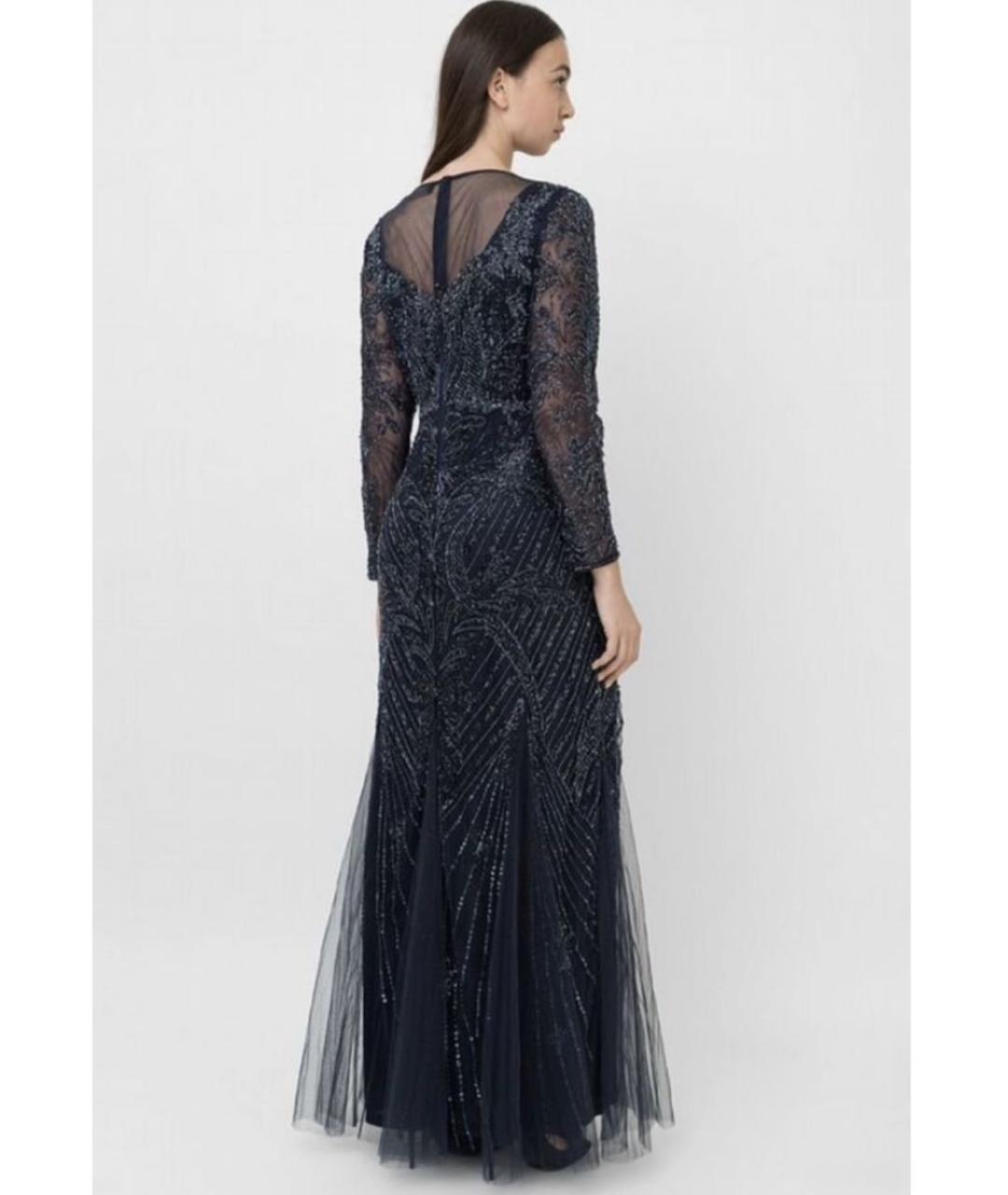 MAX MARA Синее ацетатное вечернее платье, фото 2