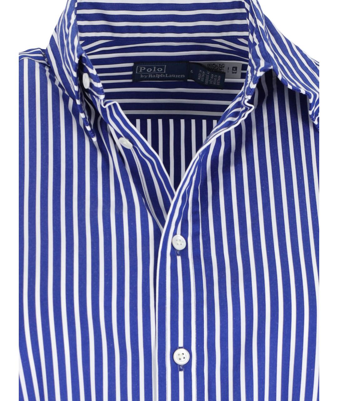 POLO RALPH LAUREN Синее хлопковое платье, фото 5