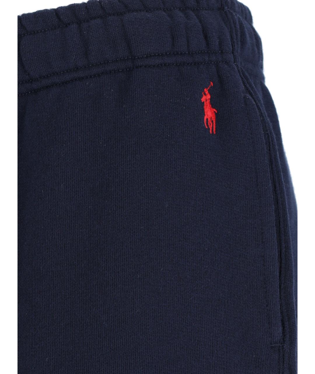 POLO RALPH LAUREN Темно-синие хлопковые шорты, фото 4