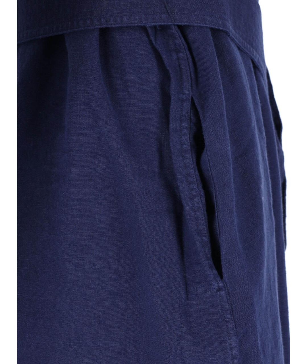 POLO RALPH LAUREN Темно-синее хлопковое платье, фото 5