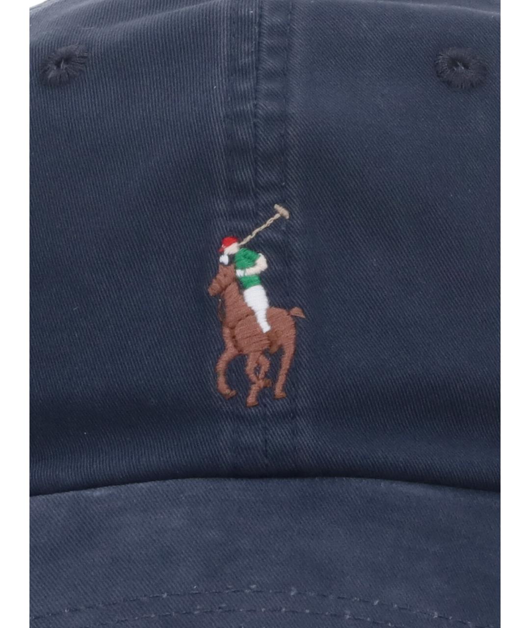 POLO RALPH LAUREN Синяя хлопковая кепка, фото 3