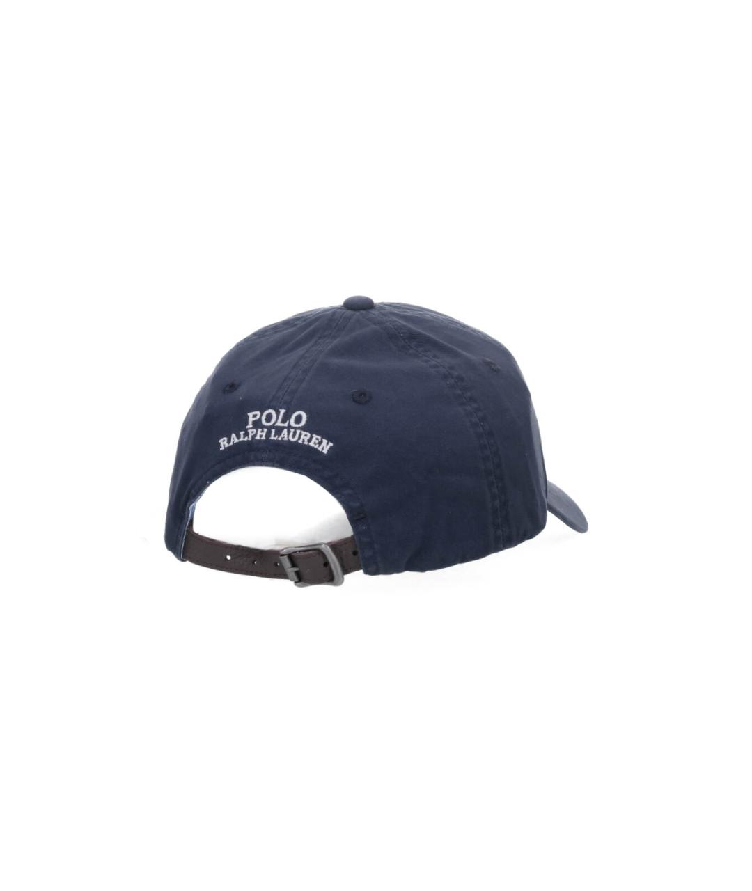 POLO RALPH LAUREN Синяя хлопковая кепка, фото 2