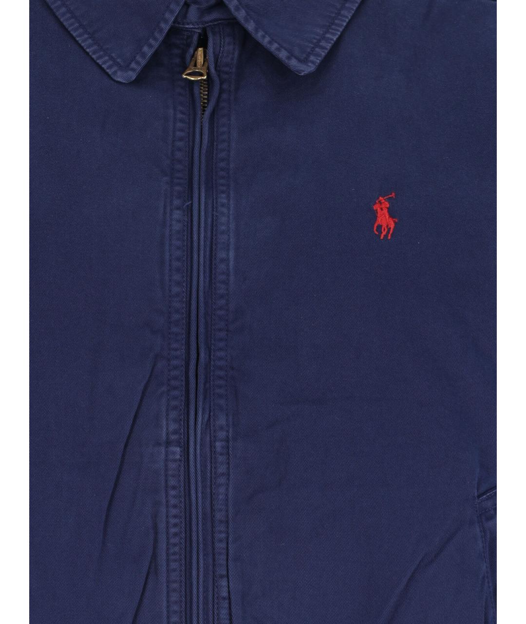 POLO RALPH LAUREN Темно-синяя хлопковая куртка, фото 3
