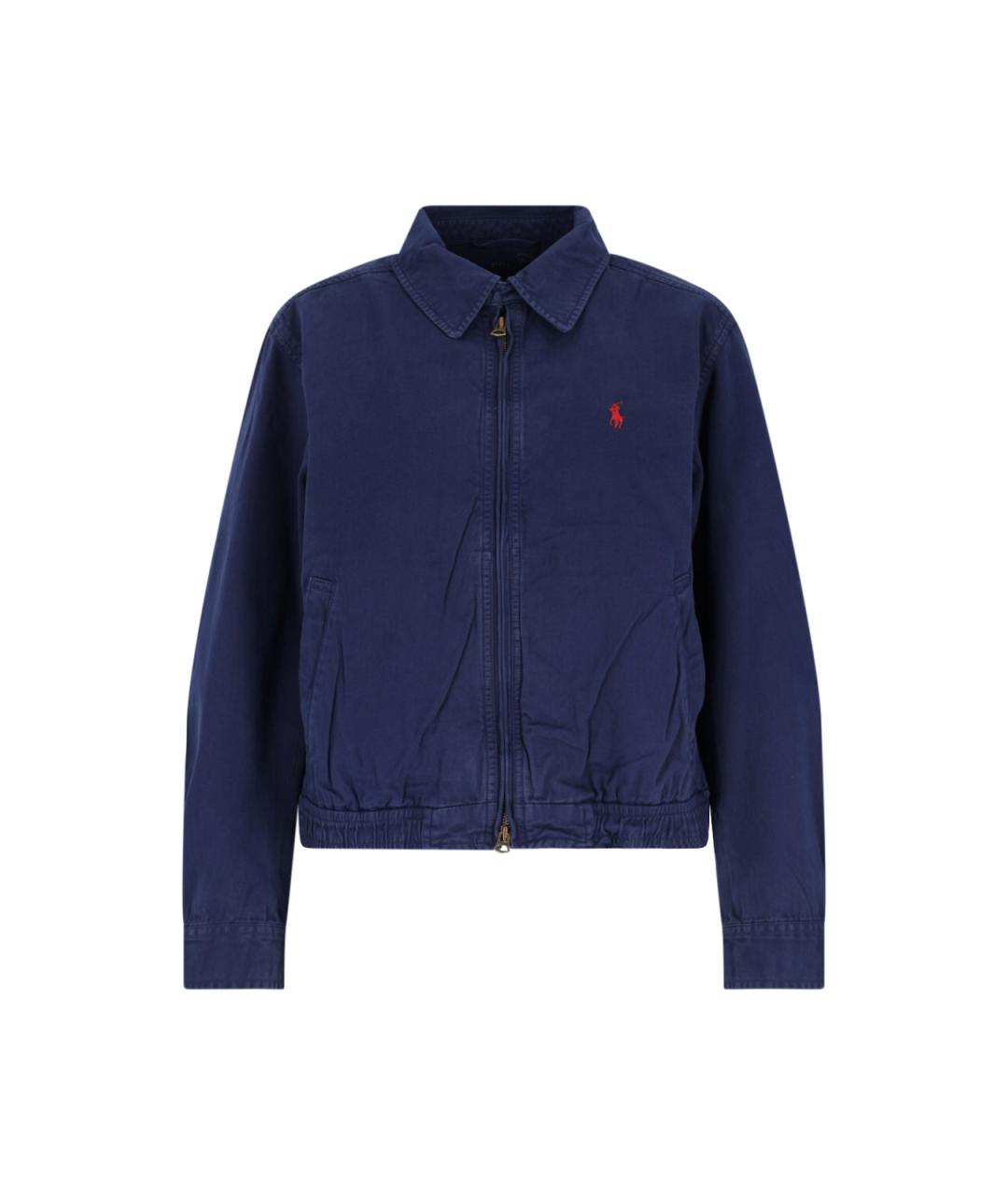 POLO RALPH LAUREN Темно-синяя хлопковая куртка, фото 1