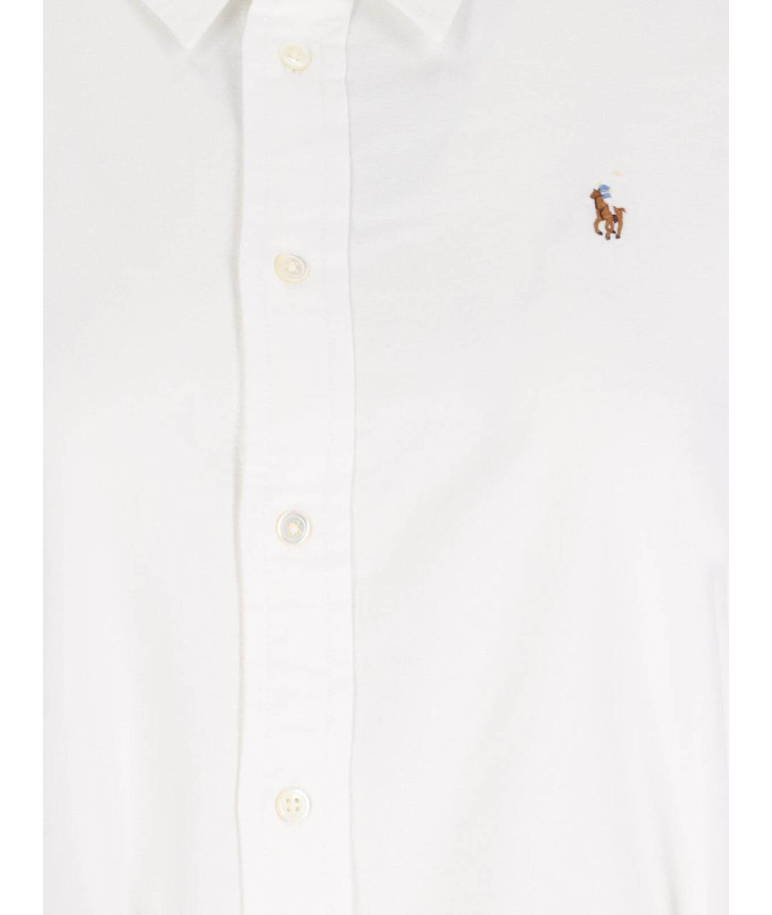 POLO RALPH LAUREN Белое хлопковое платье, фото 3