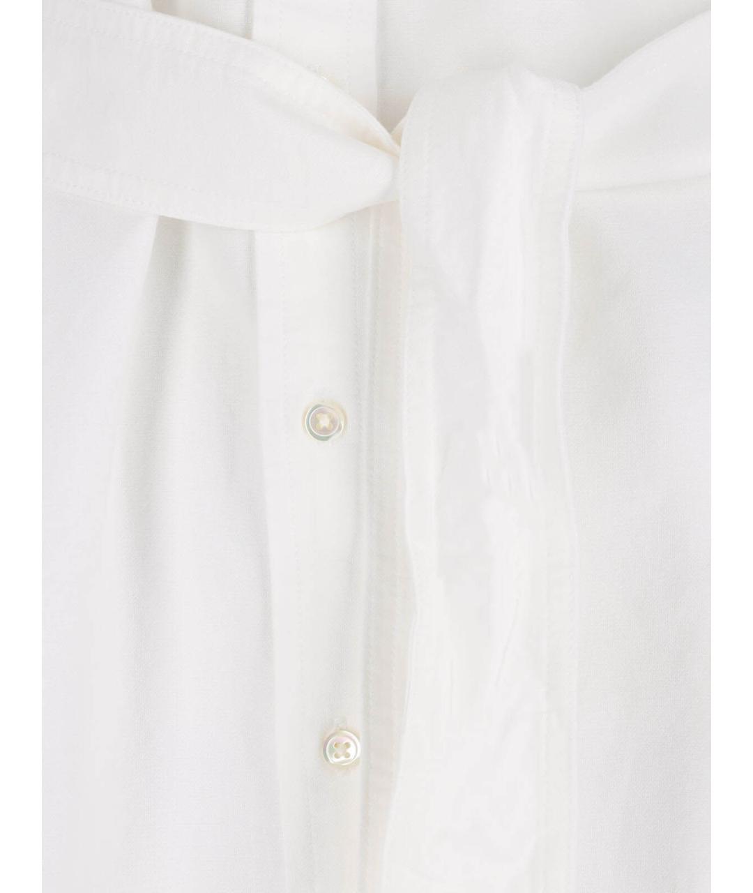 POLO RALPH LAUREN Белое хлопковое платье, фото 5