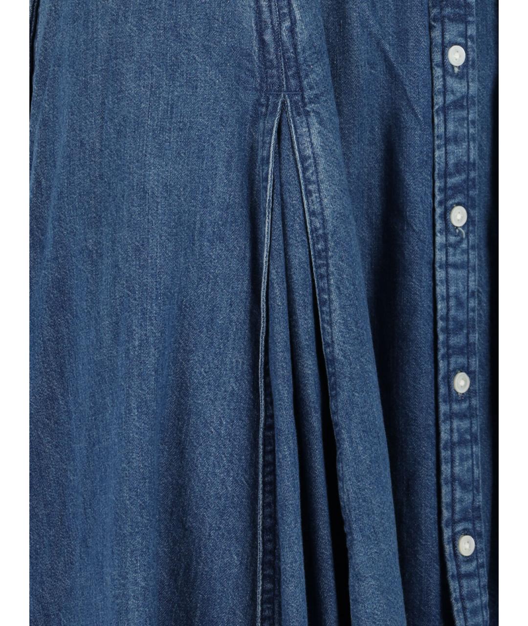 POLO RALPH LAUREN Синее хлопковое платье, фото 5