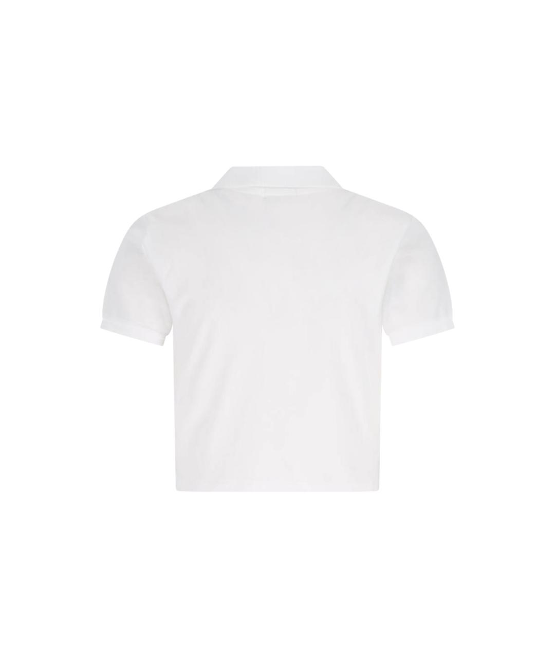 POLO RALPH LAUREN Белая хлопковая футболка, фото 2