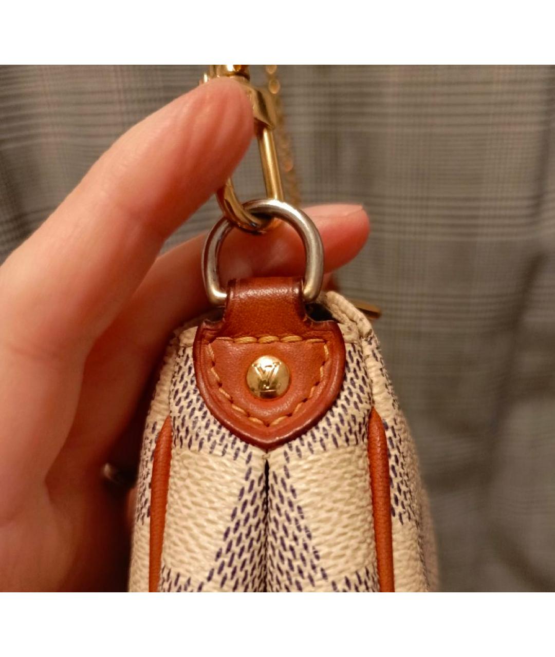 LOUIS VUITTON Белая сумка через плечо, фото 8