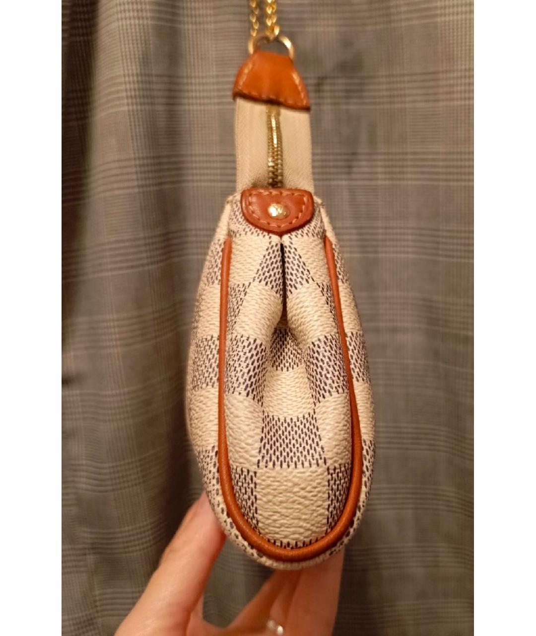 LOUIS VUITTON Белая сумка через плечо, фото 5
