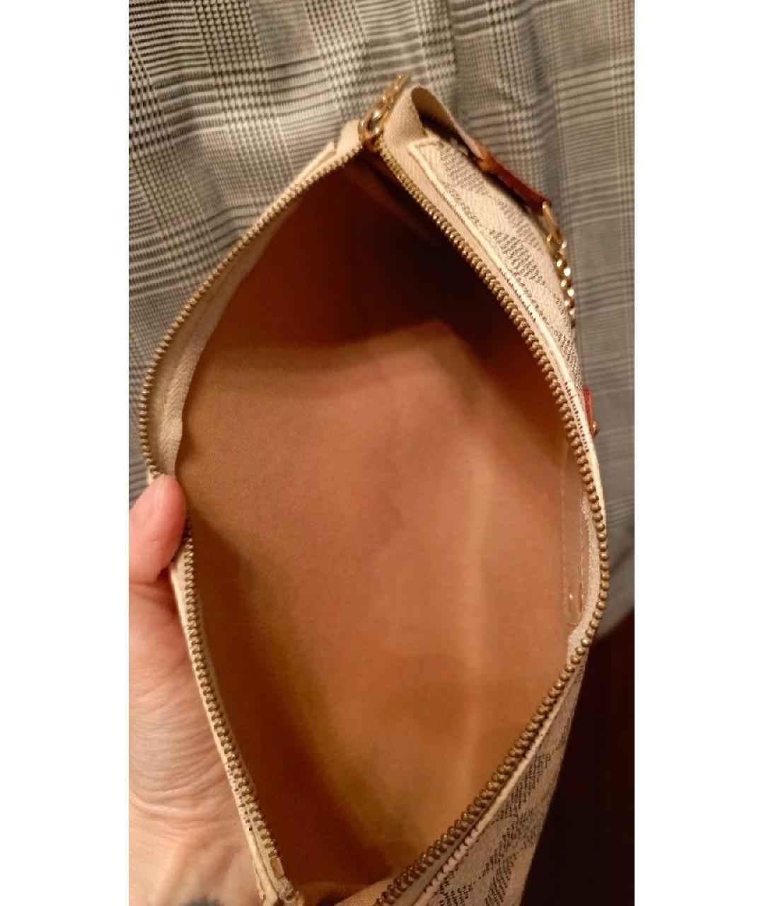 LOUIS VUITTON Белая сумка через плечо, фото 4