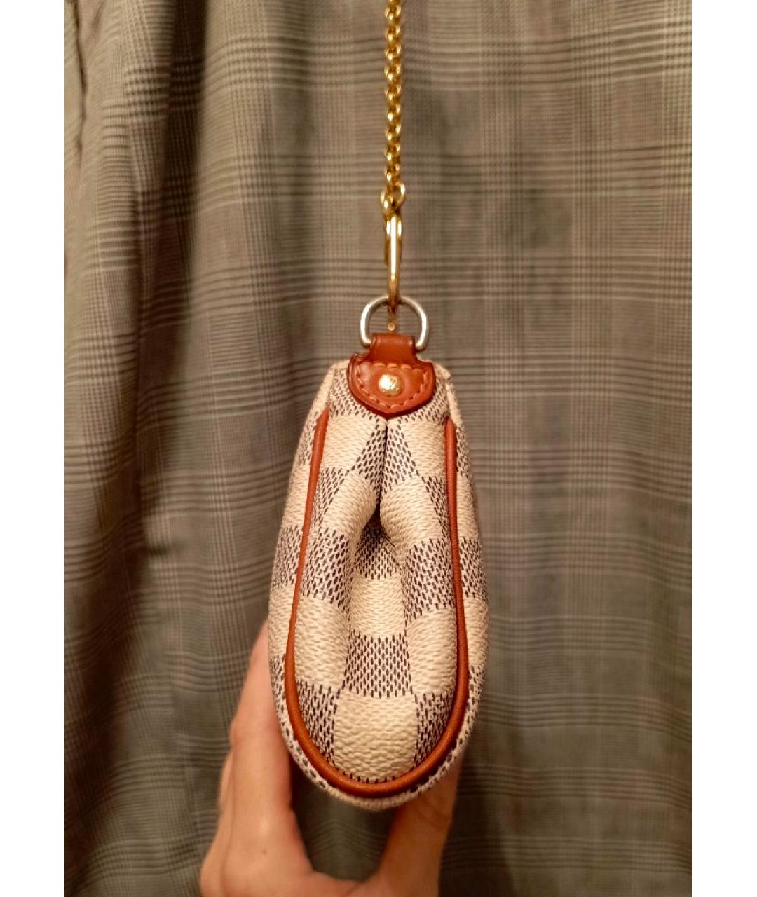 LOUIS VUITTON Белая сумка через плечо, фото 6
