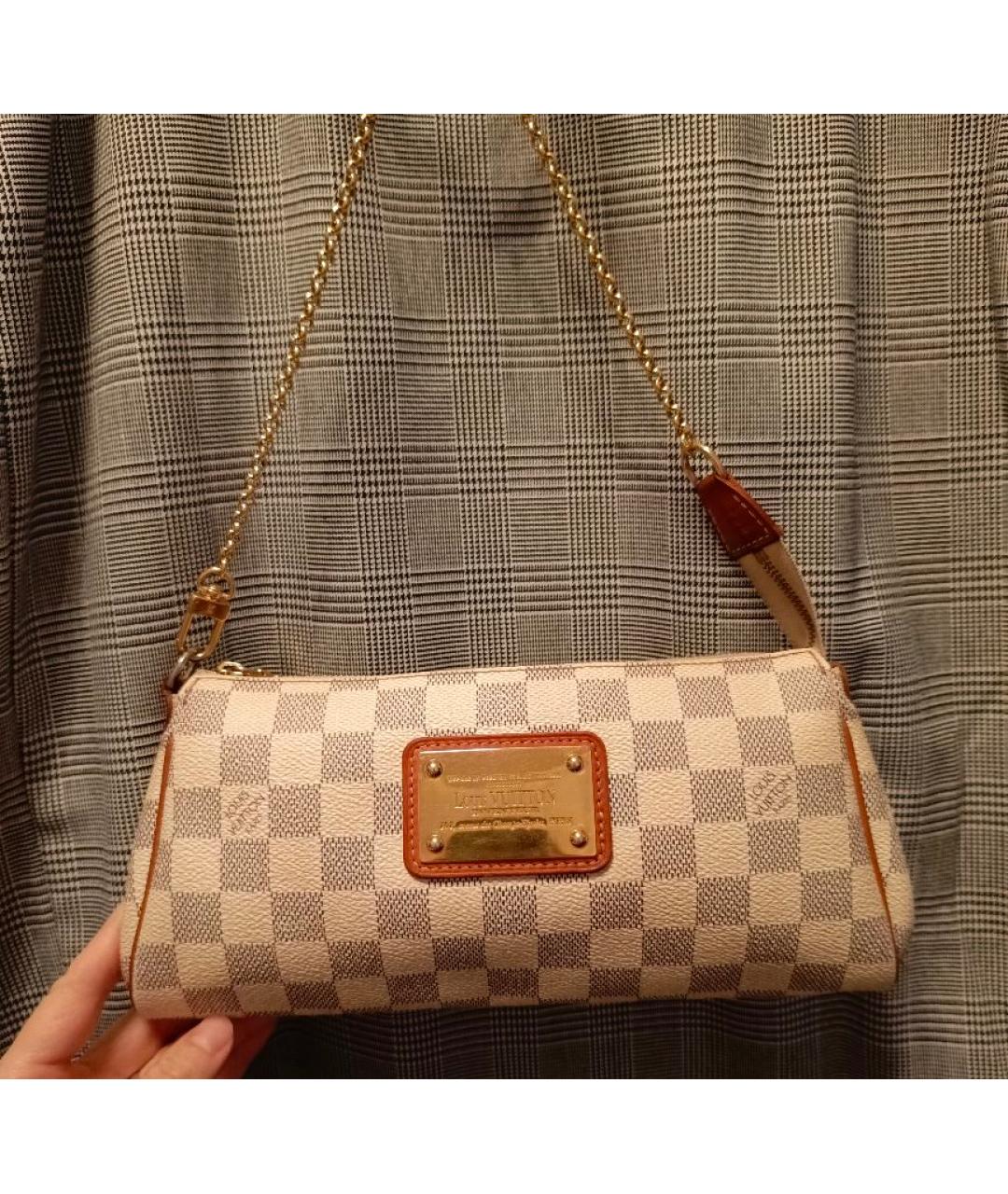 LOUIS VUITTON Белая сумка через плечо, фото 9