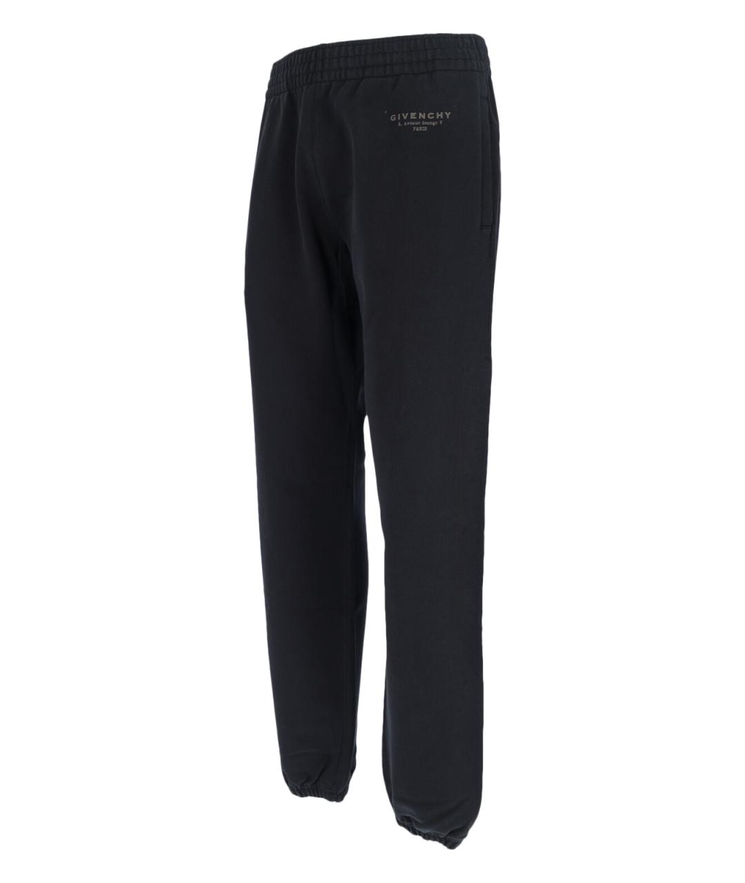 GIVENCHY Черные хлопковые повседневные брюки, фото 3
