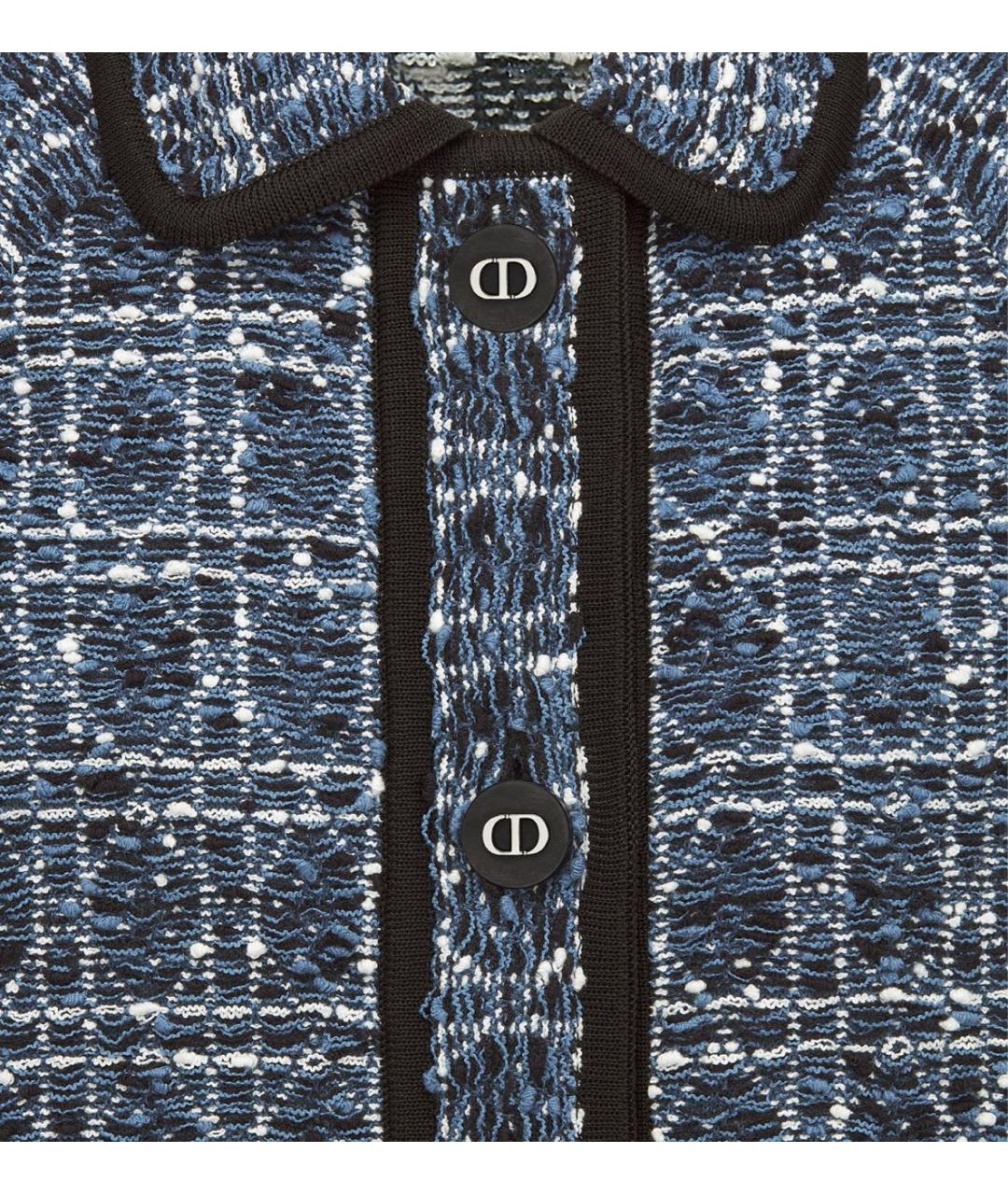 CHRISTIAN DIOR Синий хлопковый костюм с юбками, фото 7