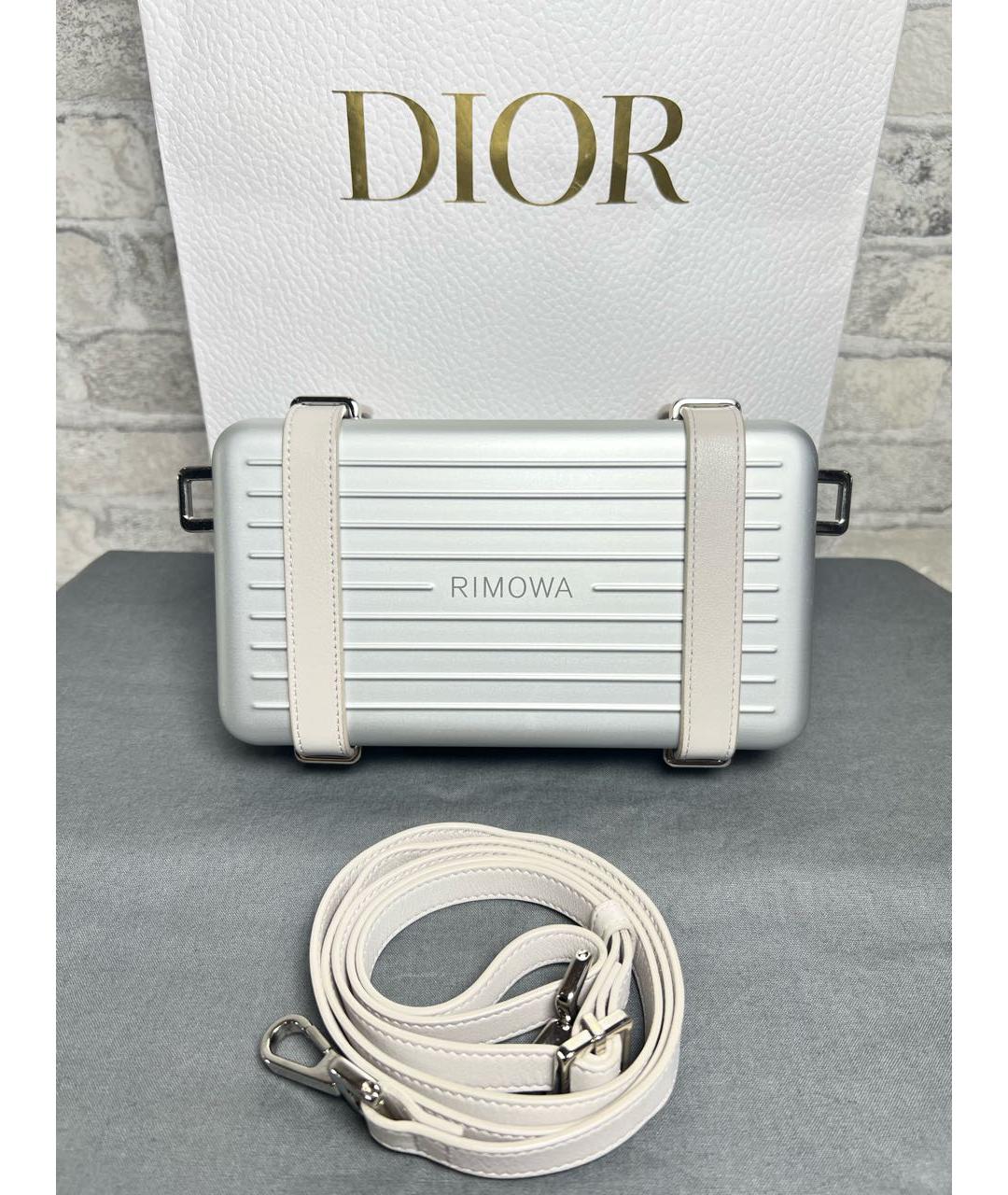 CHRISTIAN DIOR Серебряная сумка на плечо, фото 2