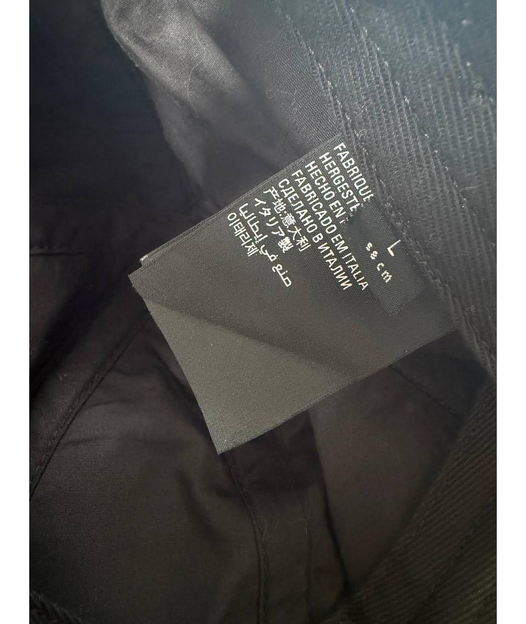 BALENCIAGA Черная хлопковая кепка, фото 2