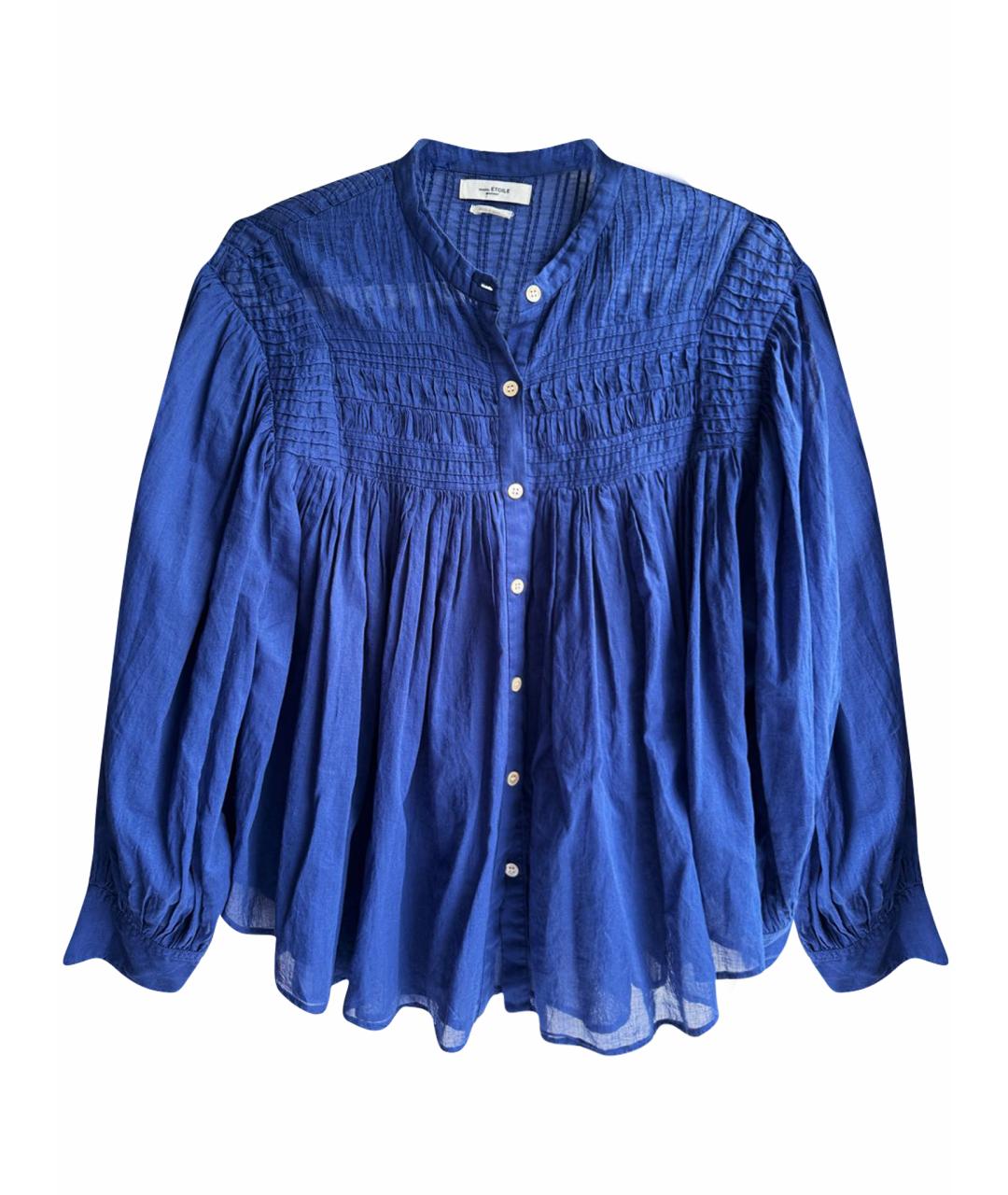ISABEL MARANT ETOILE Синяя хлопковая блузы, фото 1