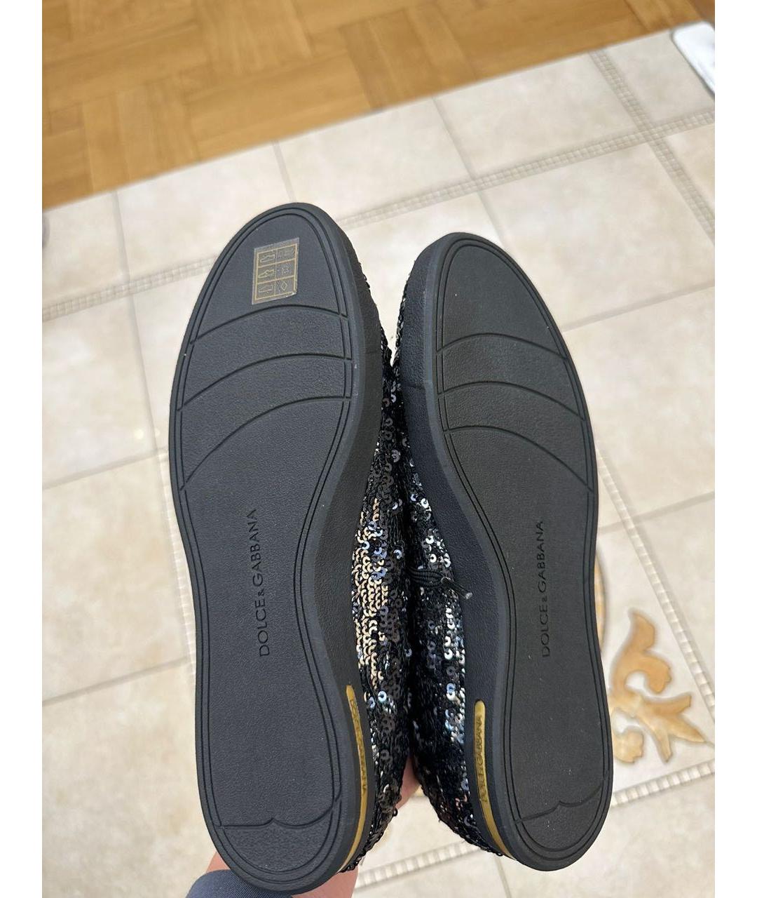 DOLCE&GABBANA Черные кеды, фото 3
