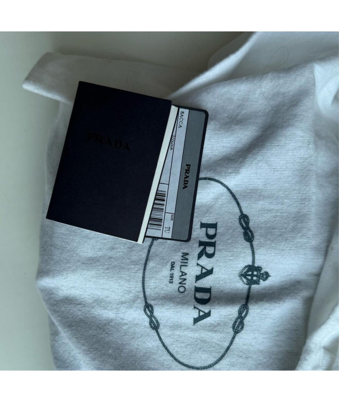 PRADA Черная сумка через плечо, фото 4