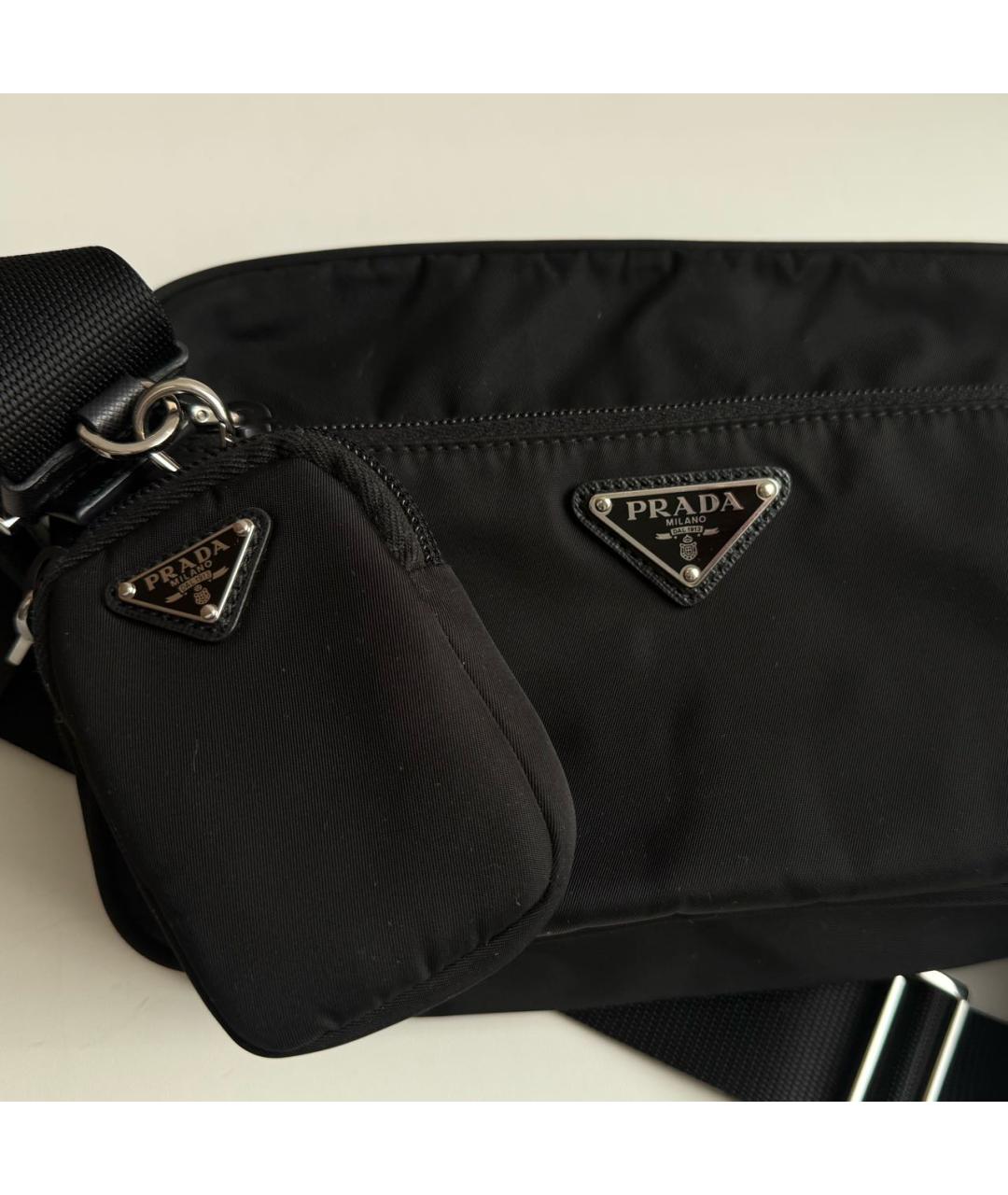 PRADA Черная сумка через плечо, фото 3