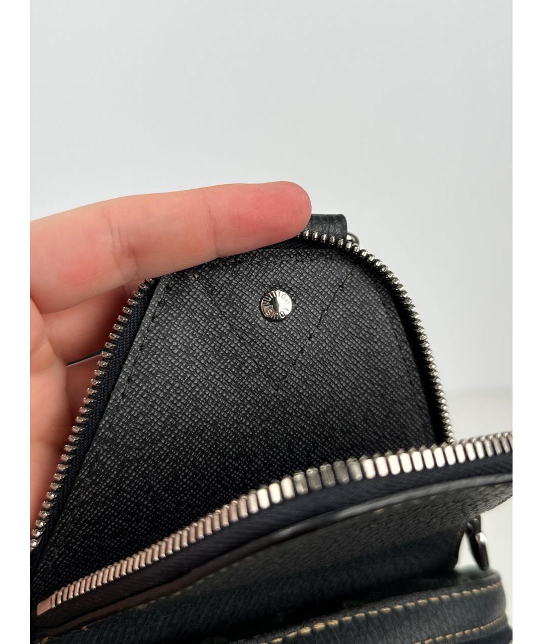 LOUIS VUITTON Зеленая кожаная сумка на плечо, фото 7
