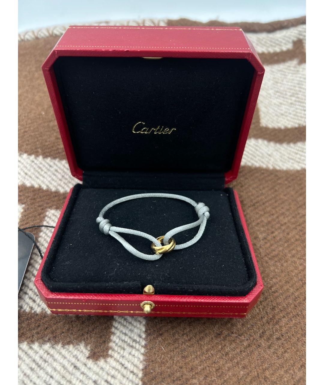 CARTIER Коричневый браслет из белого золота, фото 2