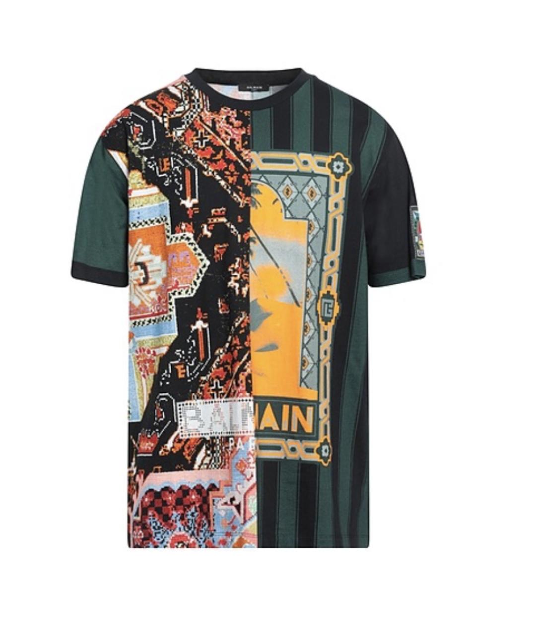 BALMAIN Мульти хлопковая футболка, фото 1