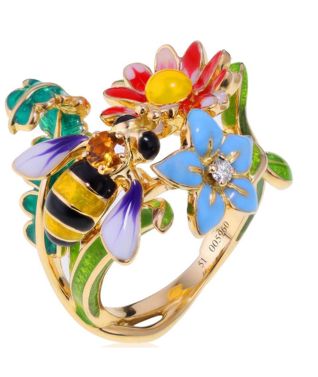 CHRISTIAN DIOR Мульти кольцо из желтого золота, фото 8