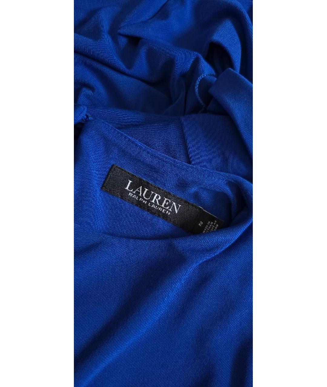 RALPH LAUREN Синее повседневное платье, фото 5