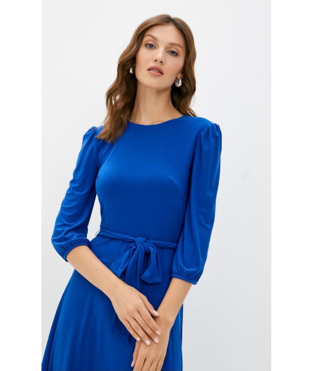 RALPH LAUREN Синее повседневное платье, фото 3