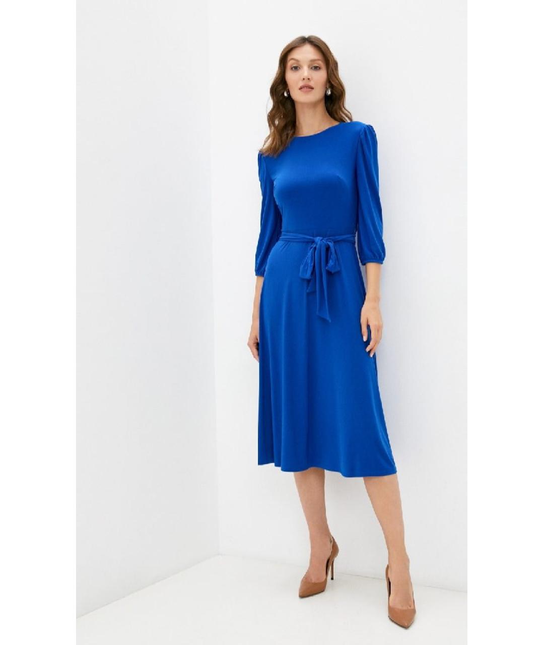 RALPH LAUREN Синее повседневное платье, фото 2