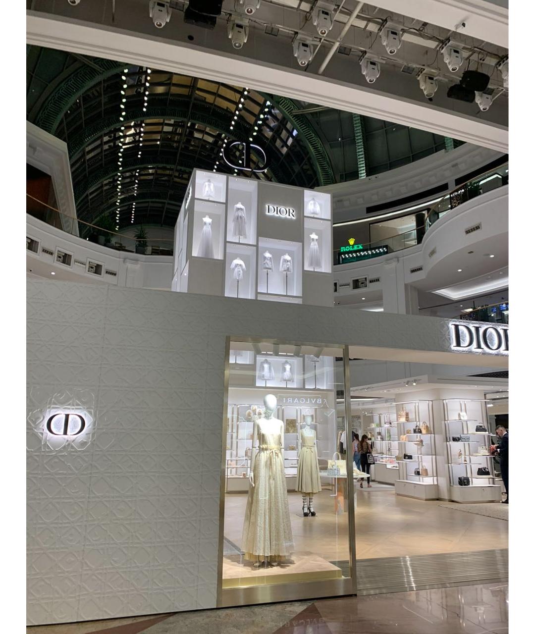 CHRISTIAN DIOR Золотое металлическое кольцо, фото 7