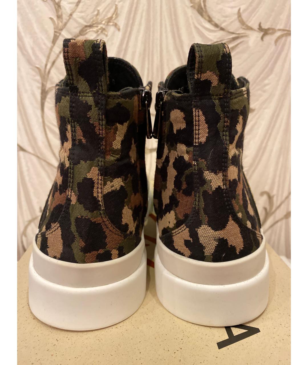 DOLCE&GABBANA Мульти высокие кроссовки / кеды, фото 3