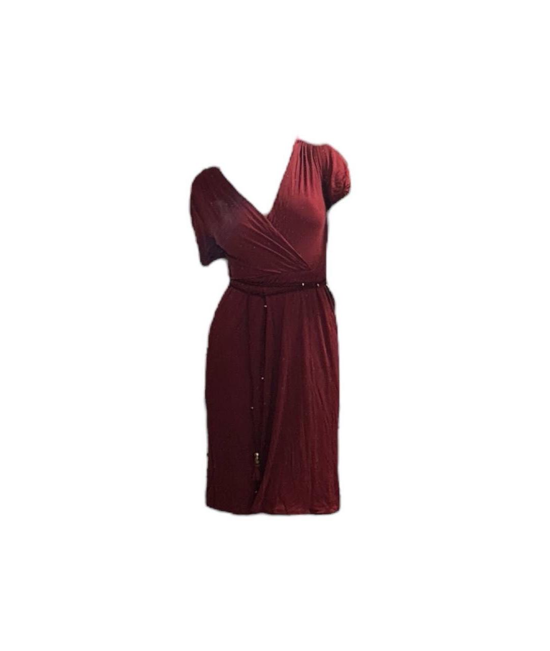 GUCCI Бордовое платье, фото 6