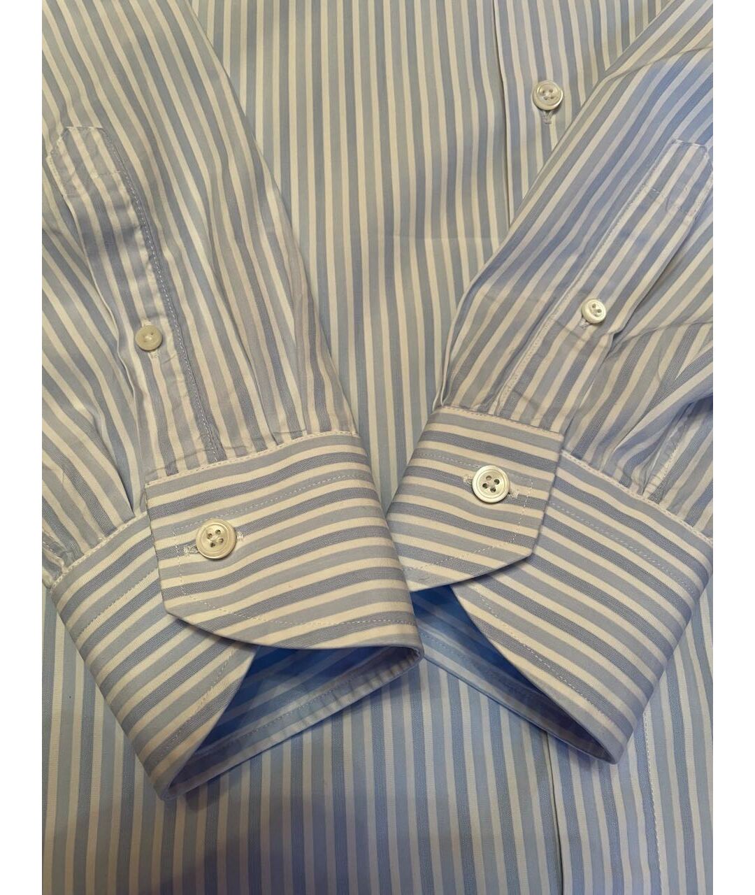 CANALI Голубая хлопковая классическая рубашка, фото 3