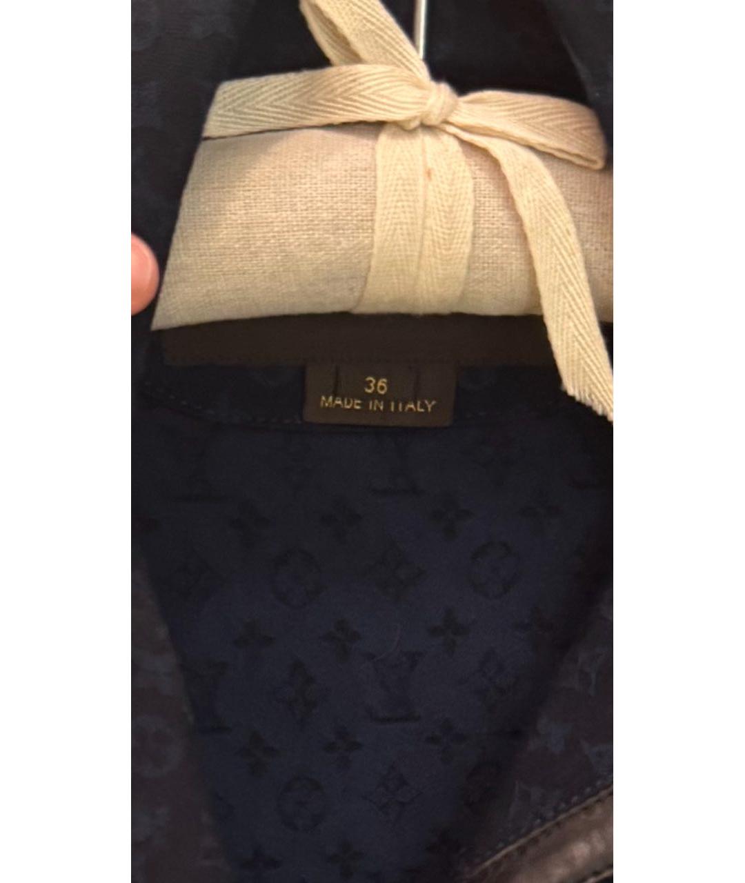 LOUIS VUITTON Темно-синий деним жакет/пиджак, фото 3
