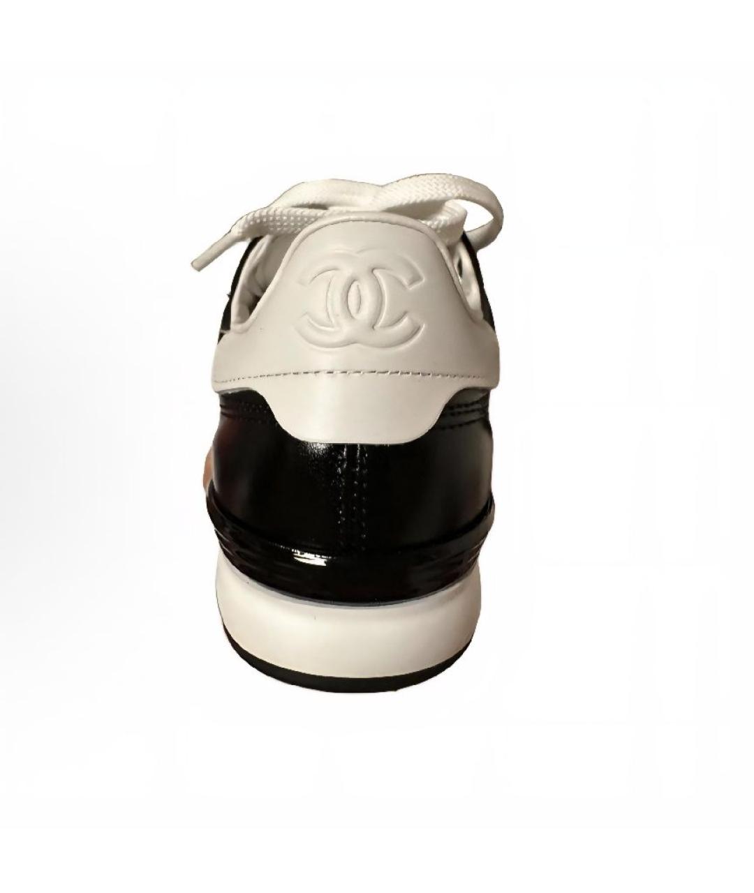 CHANEL Черные кроссовки, фото 4