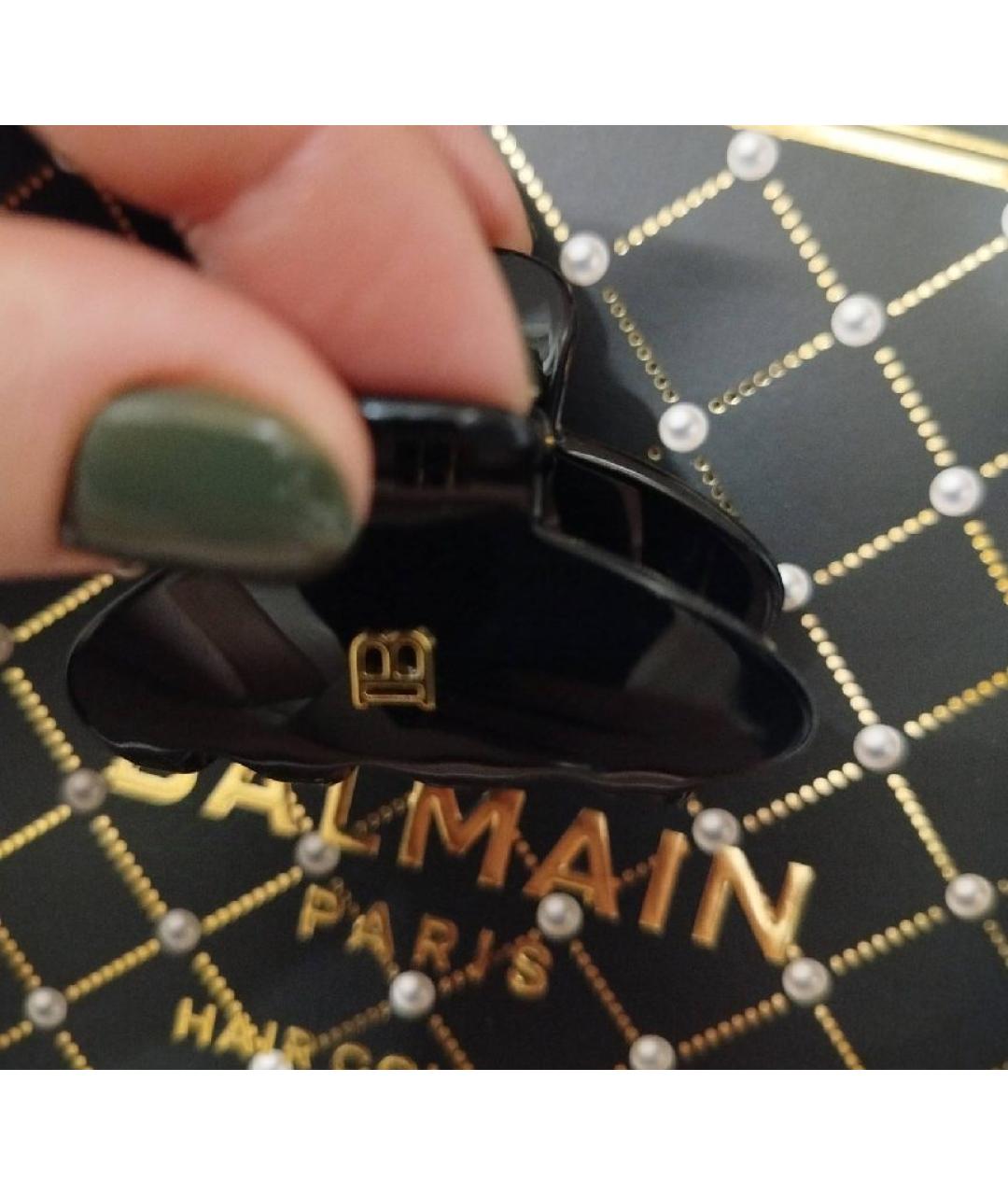 BALMAIN Черная заколка, фото 5