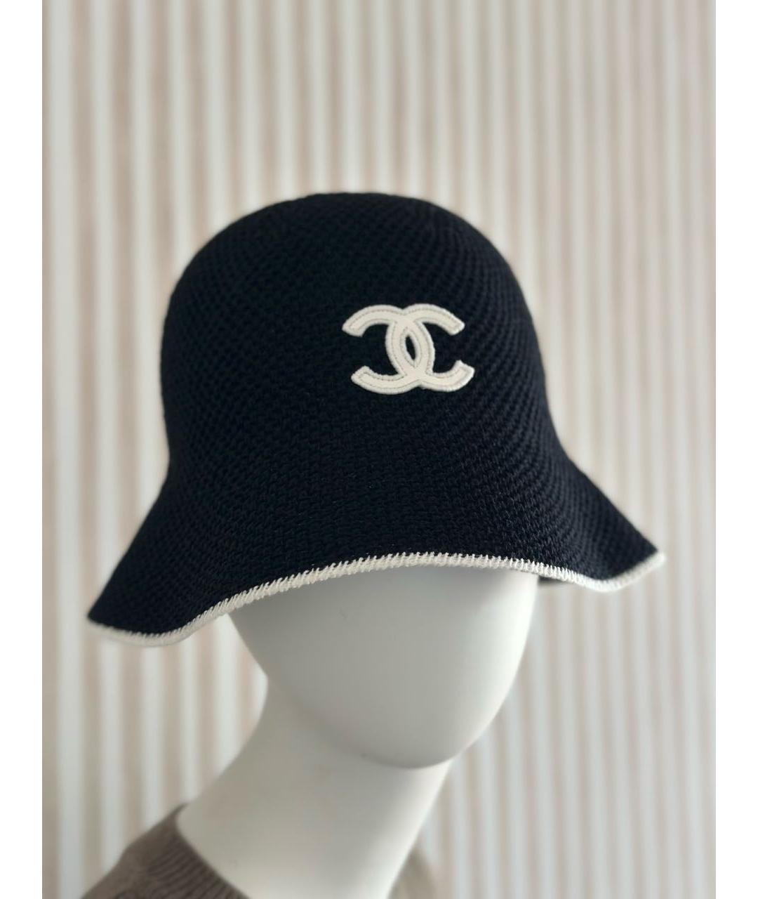 CHANEL Черная панама, фото 4
