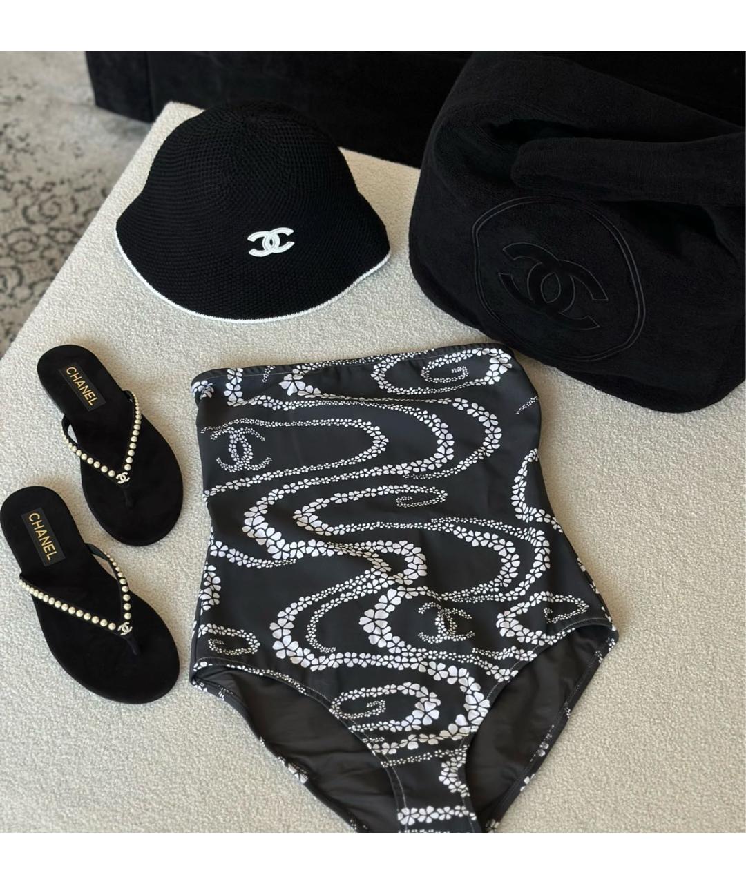 CHANEL Черная панама, фото 3
