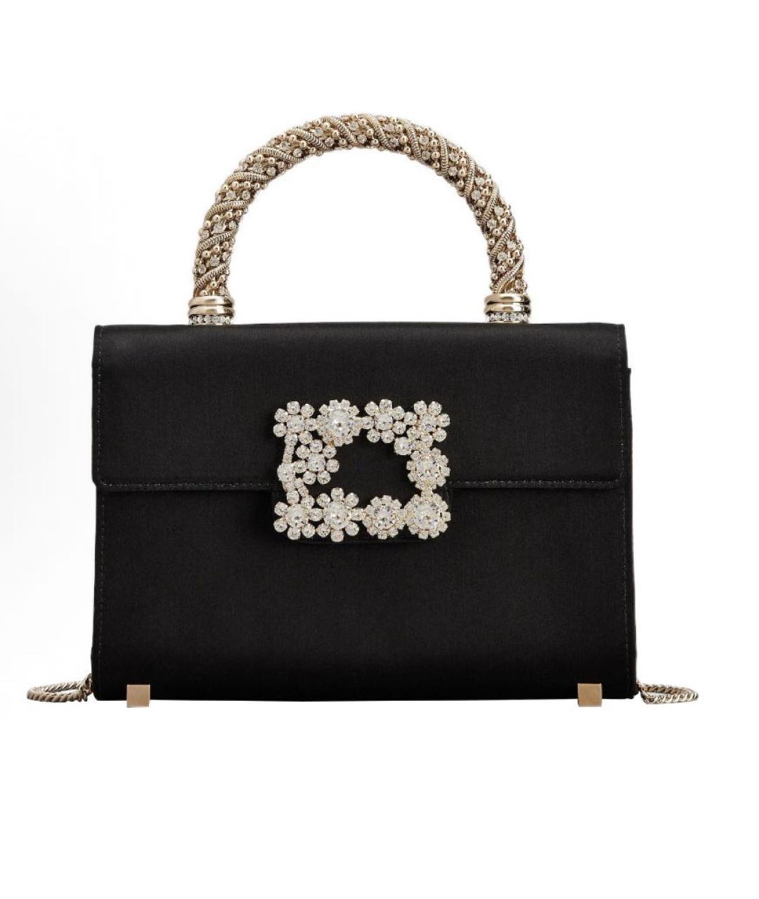 ROGER VIVIER Черная сумка с короткими ручками, фото 7