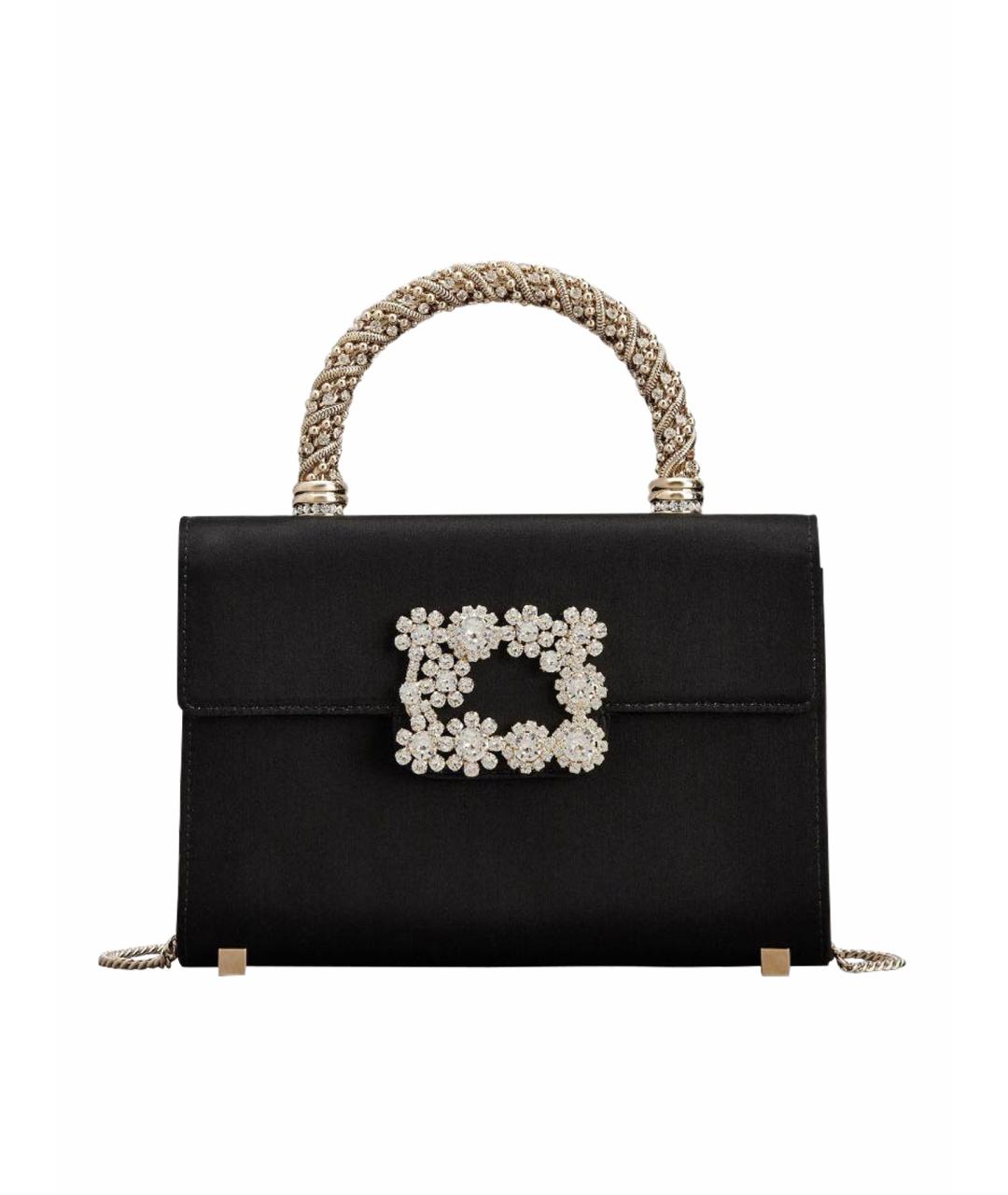 ROGER VIVIER Черная сумка с короткими ручками, фото 1