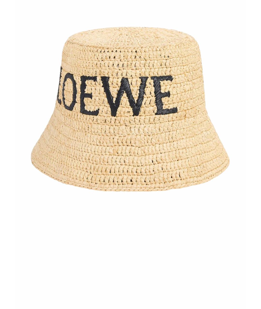 LOEWE Бежевая панама, фото 1