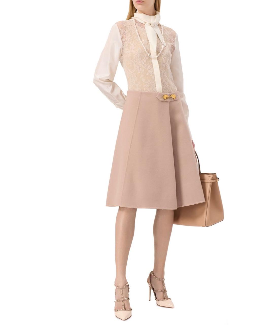 VALENTINO Фуксия кожаные туфли, фото 8