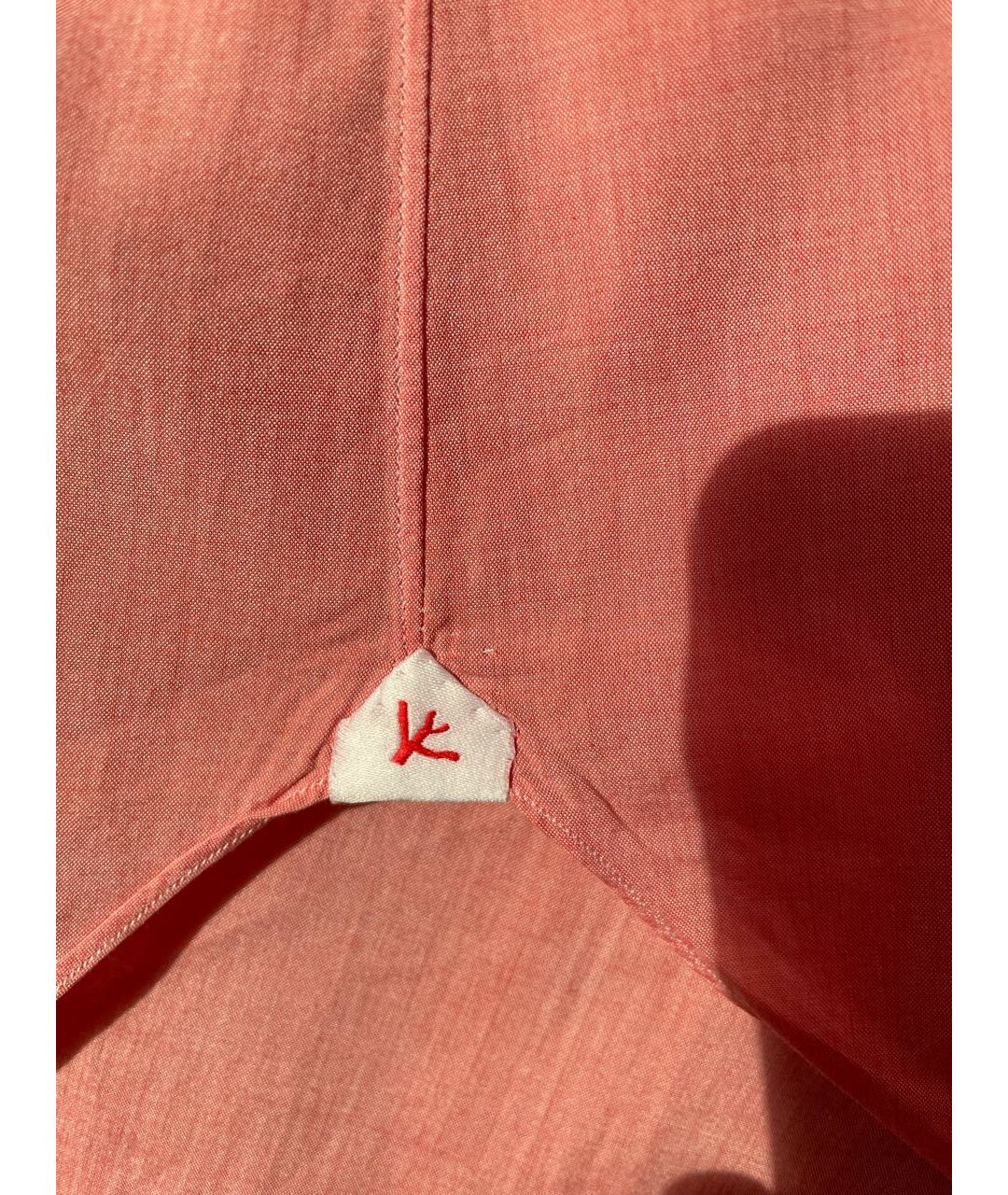 ISAIA Розовая хлопковая кэжуал рубашка, фото 5