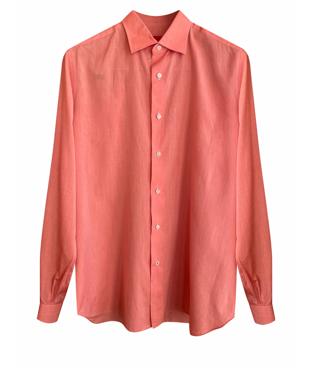 ISAIA Розовая хлопковая кэжуал рубашка, фото 1