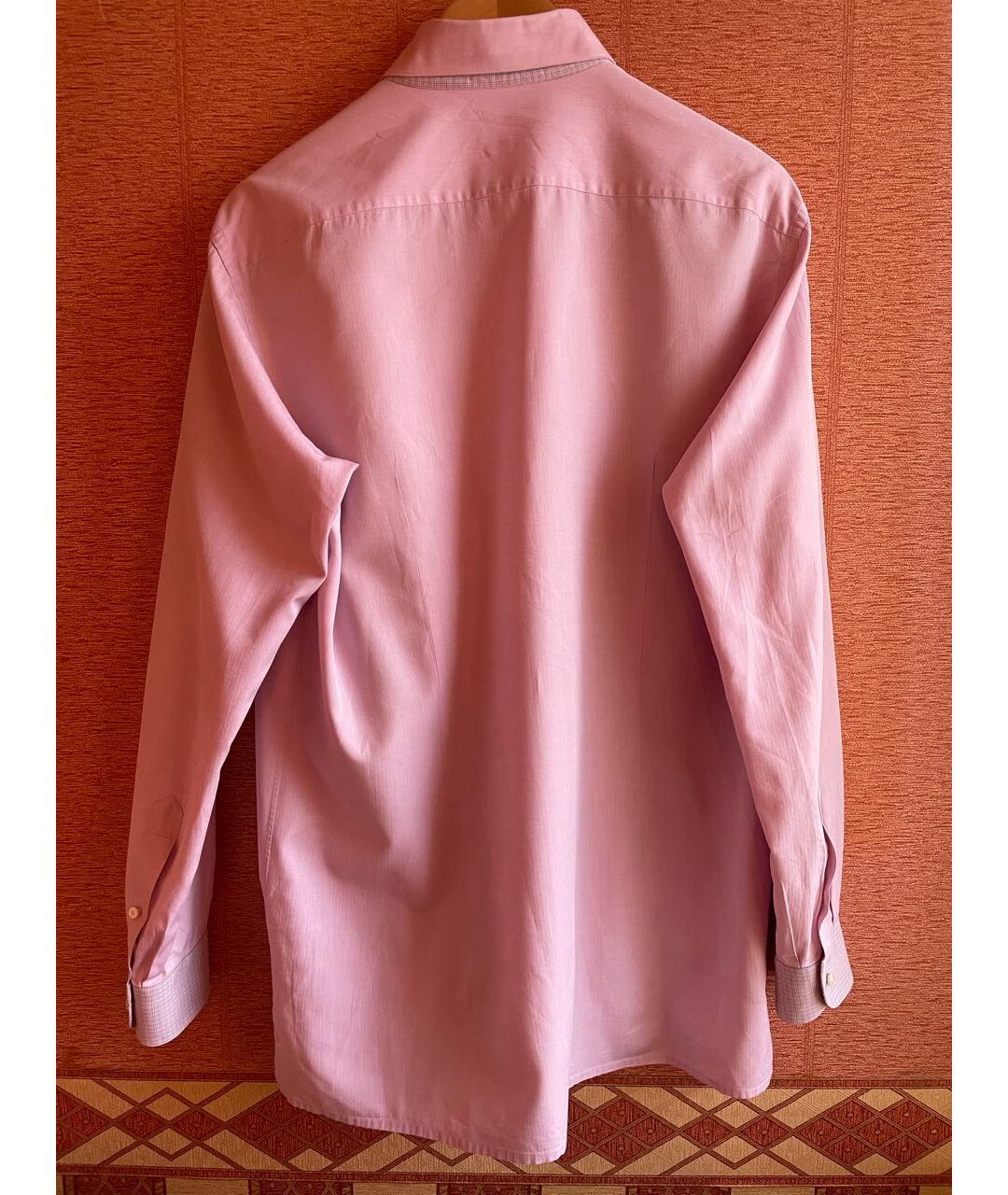 ZILLI Розовая хлопковая кэжуал рубашка, фото 2