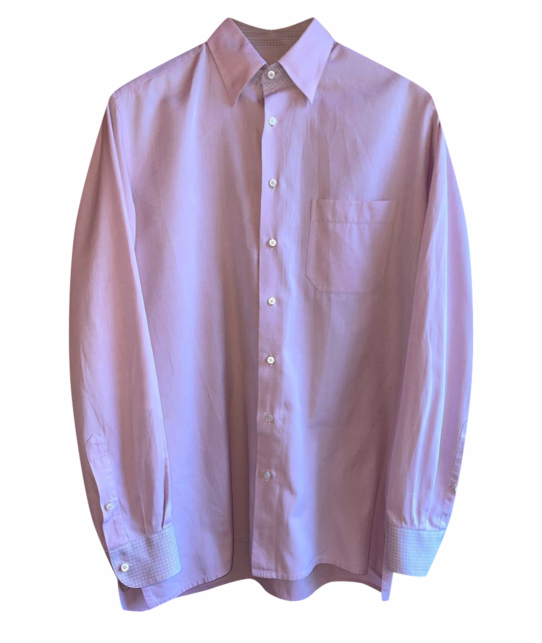 ZILLI Розовая хлопковая кэжуал рубашка, фото 1